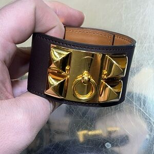 Hermes Collier de Chien Women’s Leather Bracelet